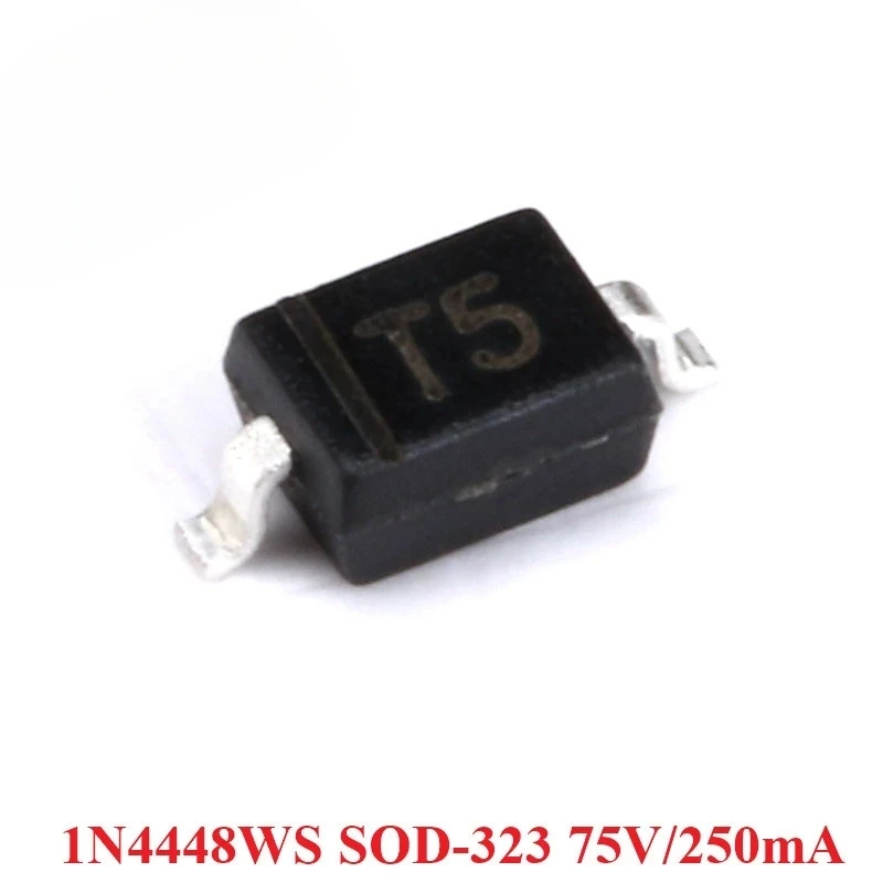 50pcs/lot 1N4448WS T5 1N4148WS T4 BAS316 A6 BAV20WS T2 BAV21WS T3 1SS355 A SOD-323 SOD323 SMD Switching Switch Diode