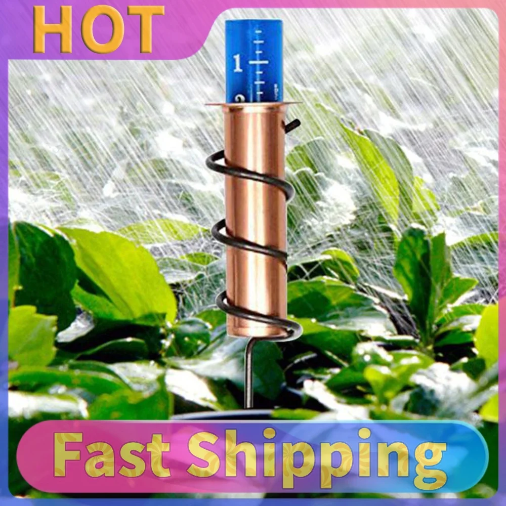 Accurate Rain Gauge Large Capacity Floating Rain Meter Rain Falling Measuring Instrument for Garden Lawn