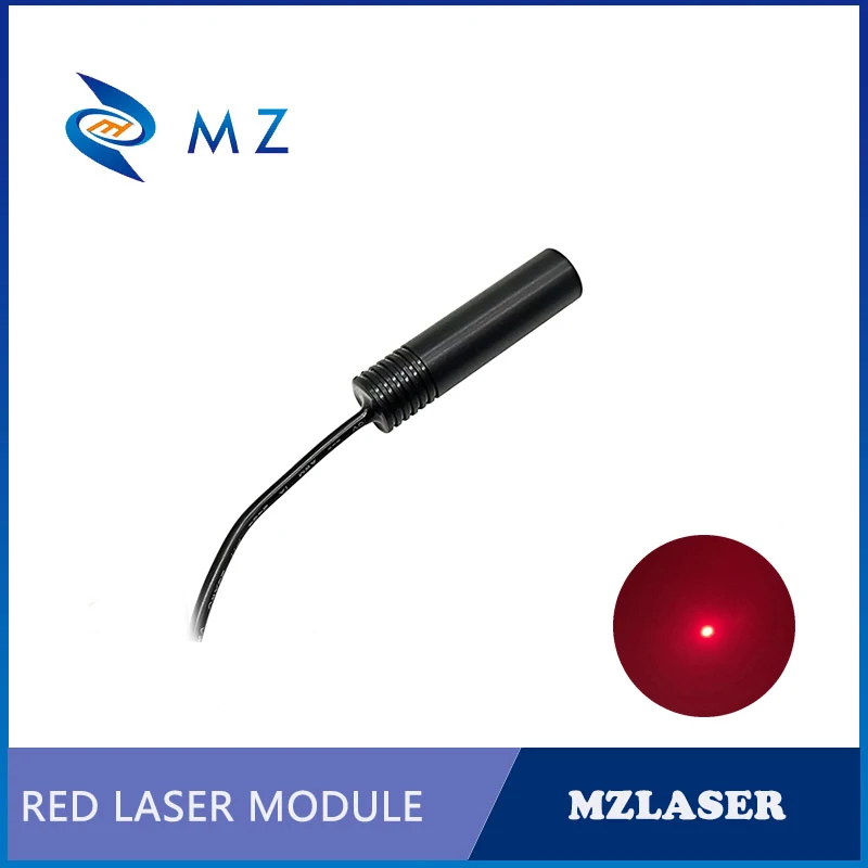 Red Dot Laser vendita calda Compact D16mm 650nm 5mw 3V 5V 12V 24V modulo diodo Laser lente in vetro grado industriale con adattatore