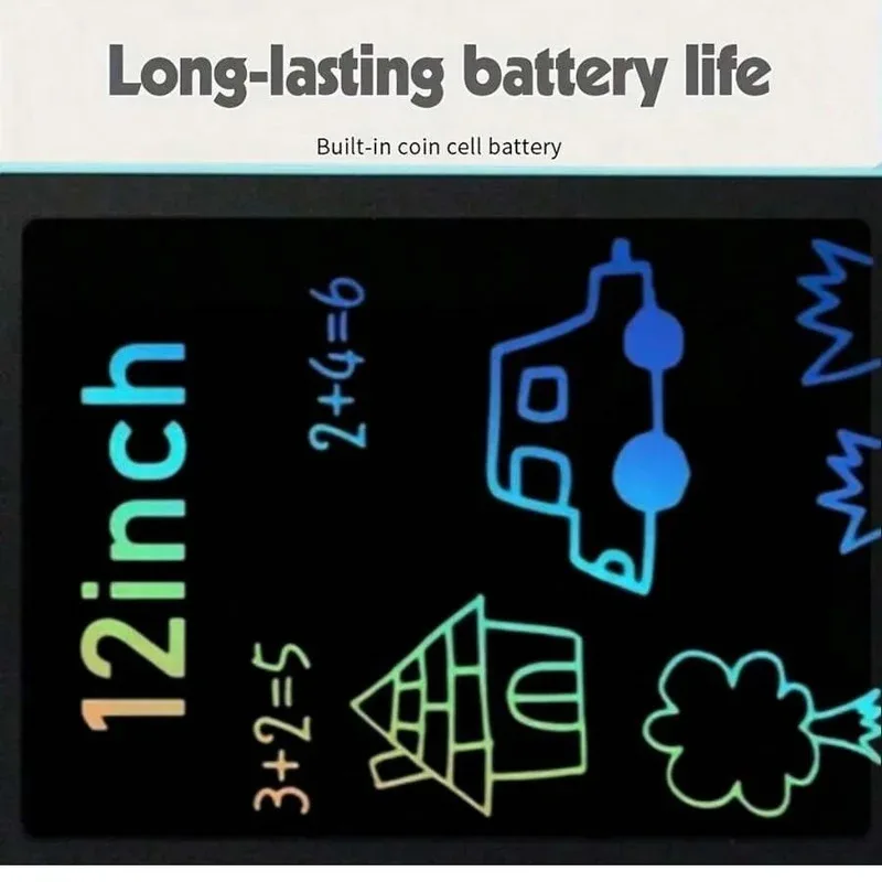 LCD Writing Tablet for Kids, Reusable Magic Drawing Board, Graffiti Sketchpad & Handwriting Blackboard, Eco-Friendly Educational view 3
