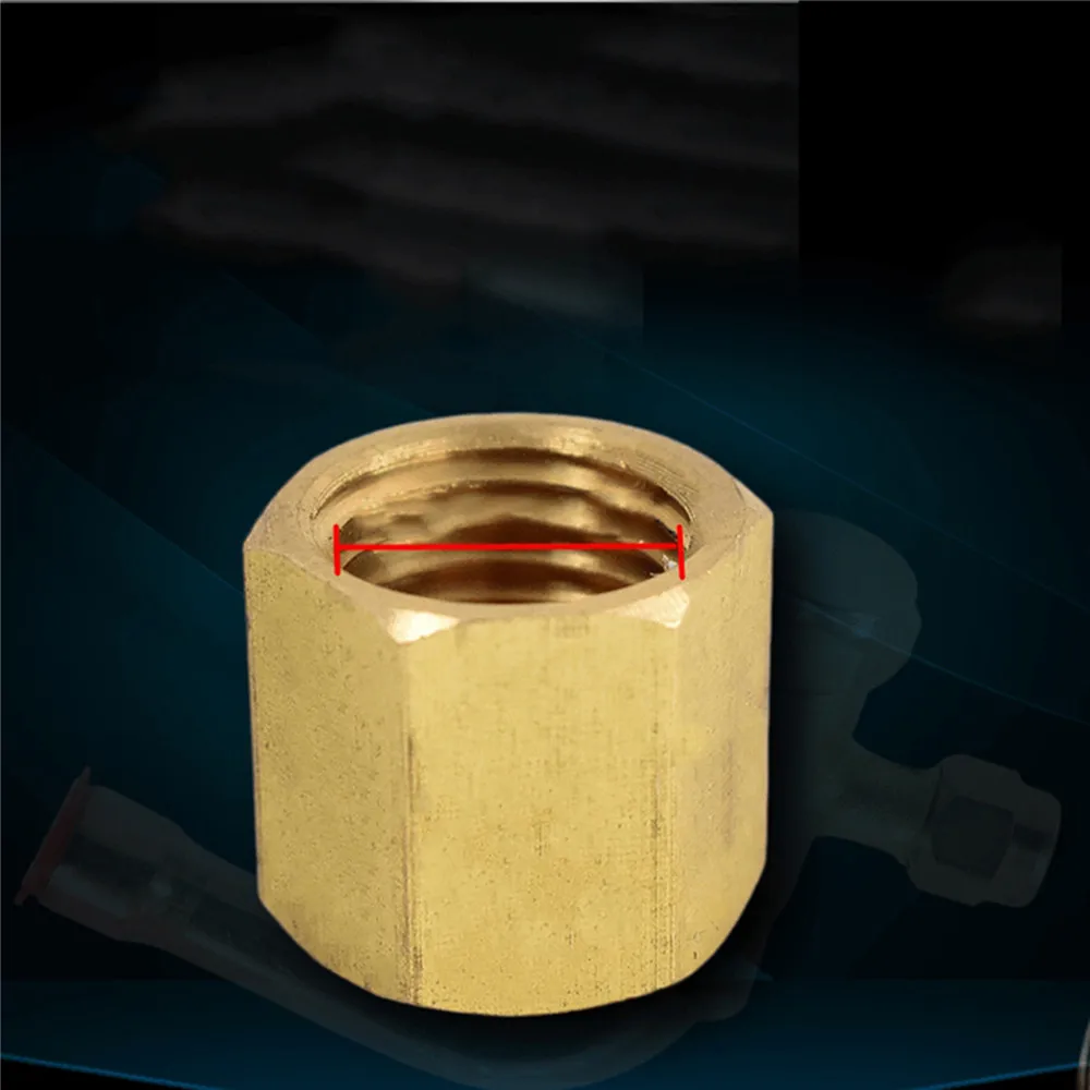 Tappo a vite in rame tappo valvola unità esterna condizionatore tappo valvola di intercettazione 9.8/ 11/ 15/ 17/21/ 24.5mm