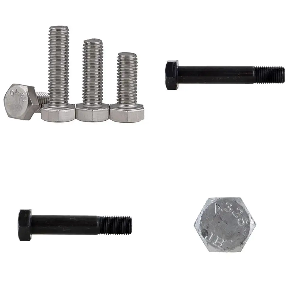 

Винты с шестигранной головкой из нержавеющей стали A2-70, класс M16 x 50 мм, 100 шт. в упаковке с грубой резьбой, полностью резьбовые DIN 933