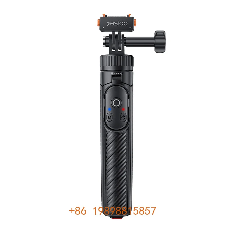 BT5.0 5-Stage Telescoping Adjustable Angle Phone Holder Portable 2-in-1 Magnetic Quick-Release Selfie Stick INS SF38