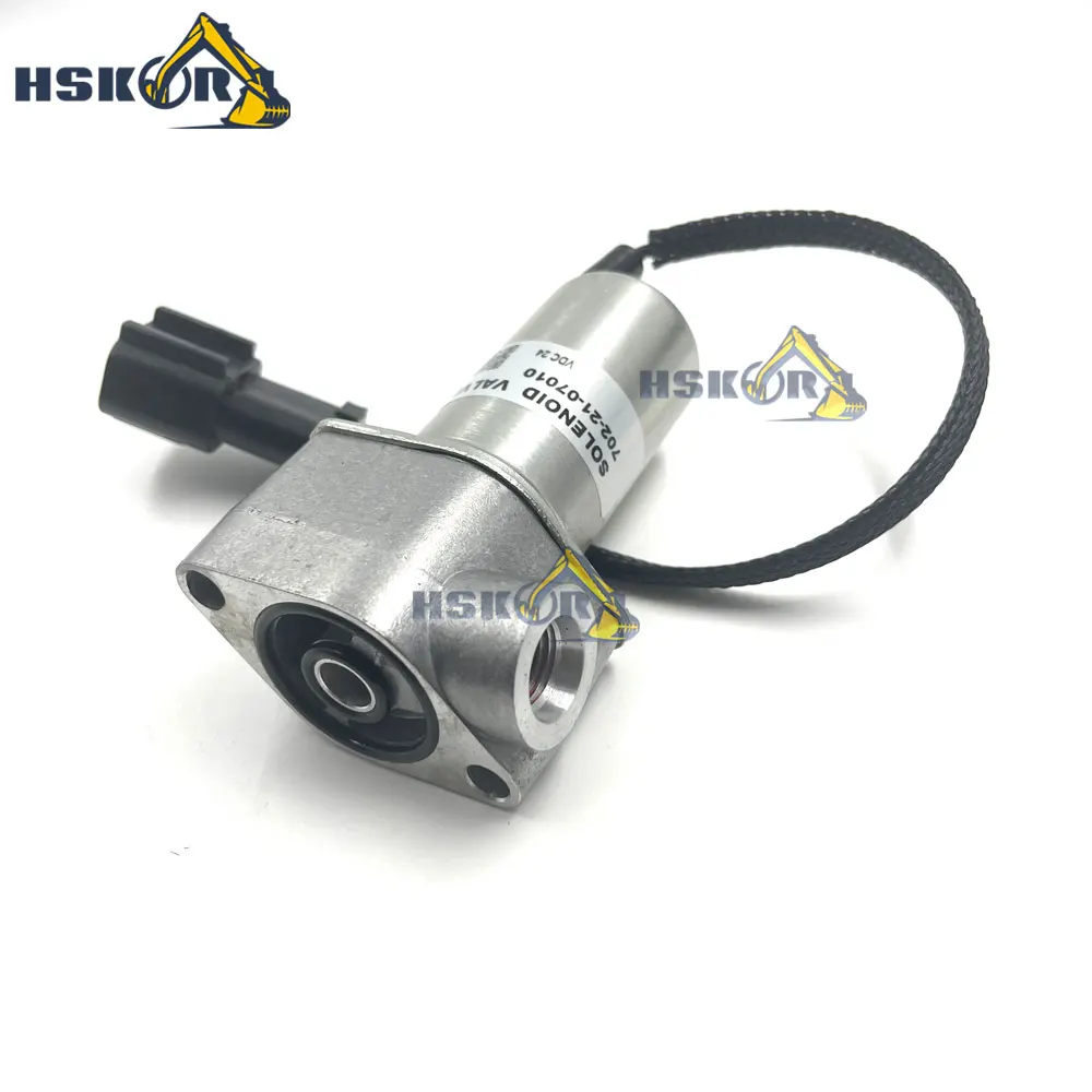 Solenoid Valve 702-21-07010 for Komatsu 6D102 4D102 PC100 PC200-6 Excavator Compatible for 702-21-07010