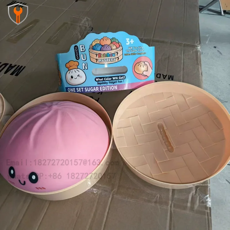 25Cm simulated big bun with steamer kneading music decompression