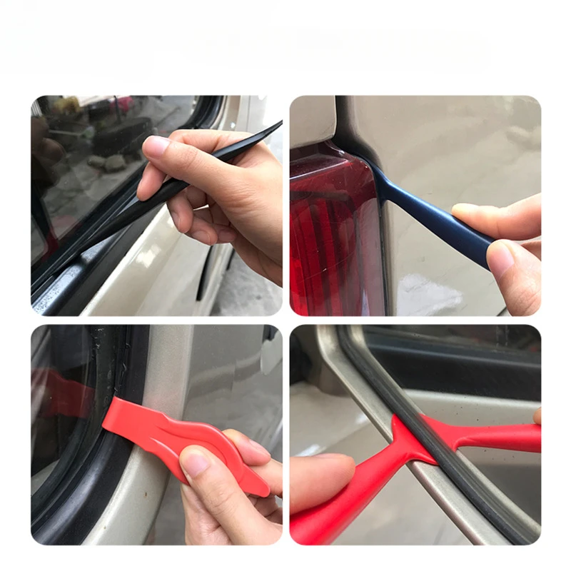 Car Stickers Hardness Wrap Vinyl Tools Micro Squeegee Scraper Car Micro Gasket Squeegee Wrapping Car Tools Scraper Accessories