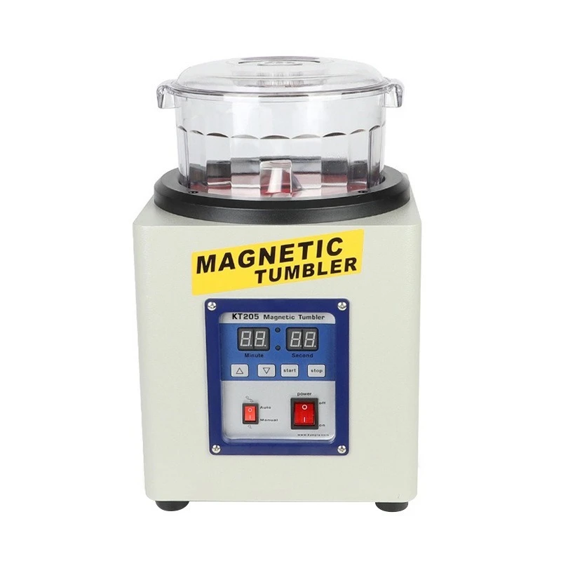 Digital Magnetic Polishing Machine For Small Jewelry Grinding Gold And Silver Cleaning Rust Removal Electromagnetic Deburring