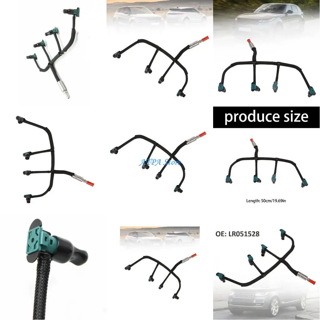 

U13C Automotive Replacement LR001327, LR051528, LR021915 For Select Model Injector Leak Offs Pipe Engine Parts