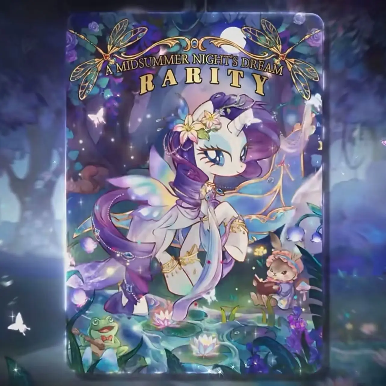 KAYOU 2026 New ‌My Little Pony‌ Twilight Sparkle‌ Applejack‌ Rarity Collection Card Periphery Surprise Gift Anime Movie Like Toy