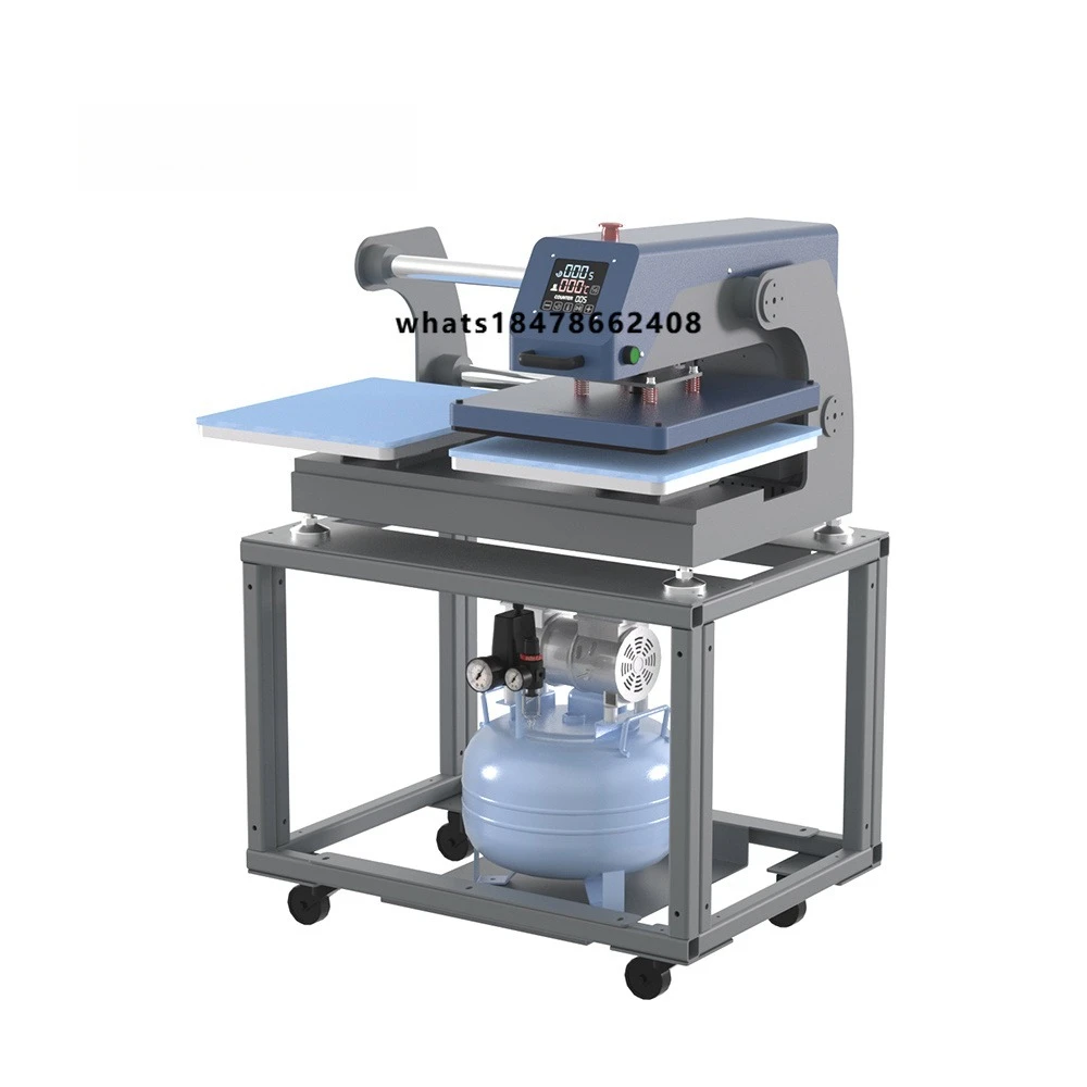 OtterPro Air Press Slide Dual Station 40*50cm Light Blue Heat Press Transfer Machine