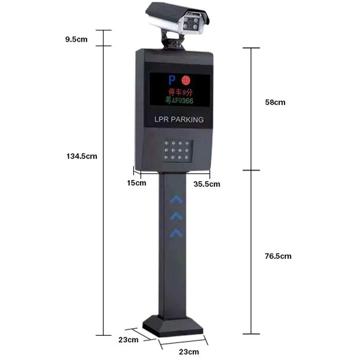 Smart Recognize Multi License Plate lpr Camera For Parking Lot Management System