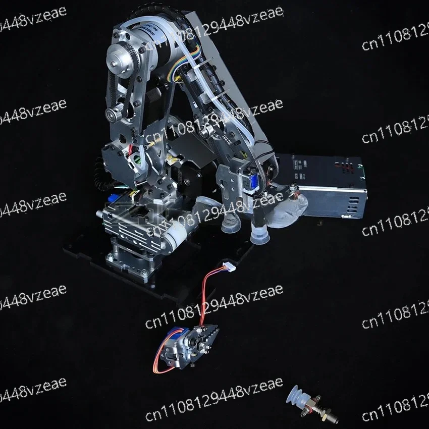 for Arduino Robot DIY Kit Robot Model Claw 24D Industrial Robot Arm 4-Axis Stepping Mechanical Arm with Gravity Compensation