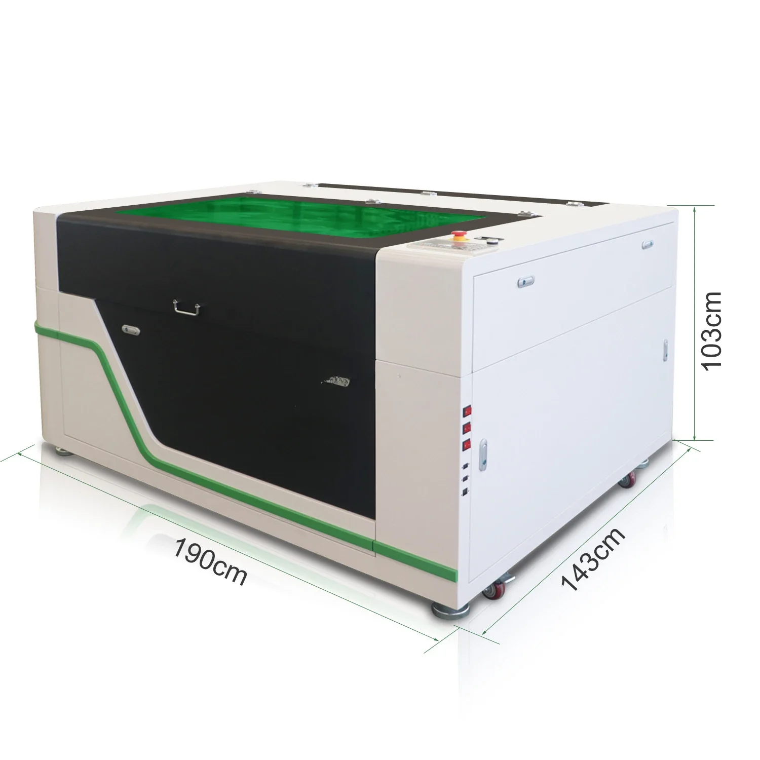 Flash Laser 1390 CO2  Engraving Machines with Ruida 100w 150w Reci Co2 Tube