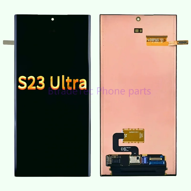 Оригинальный ЖК-экран Super AMOLED для Samsung Galaxy S23 Ultra SM-S918 Pantalla