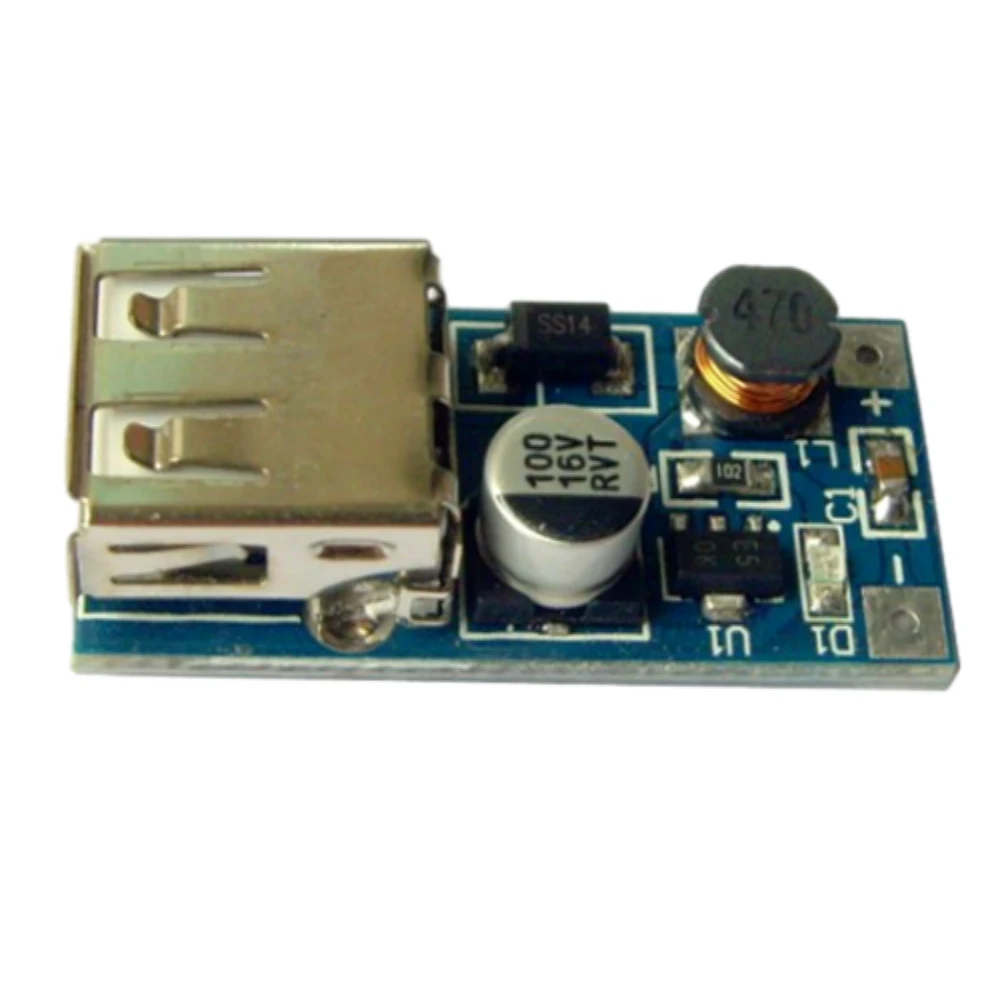 DC-DC محول USB خطوة المتابعة وحدة إمداد الطاقة DC0.9V ~ 5 فولت إلى DC5V تعزيز مجلس إمدادات الطاقة مع شاشة LED #5