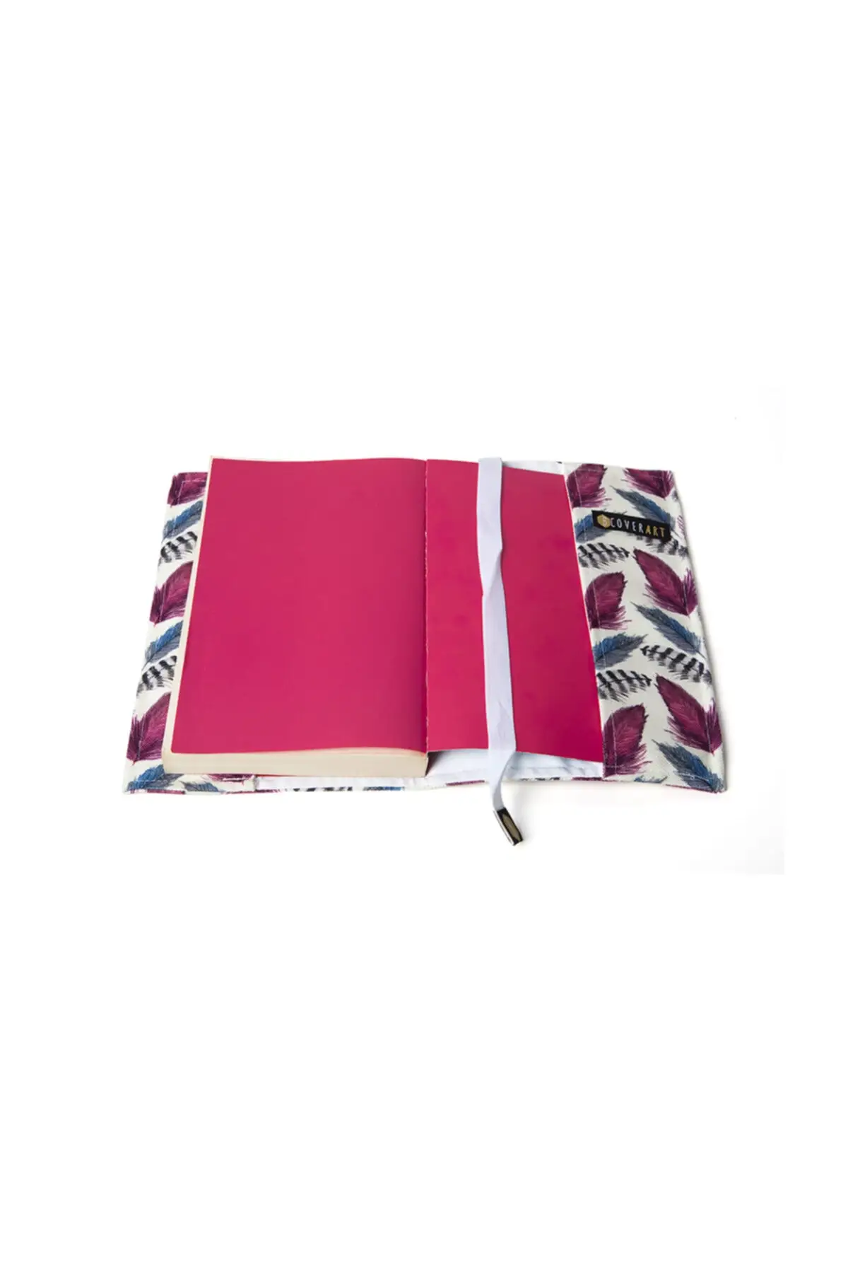 Book Cover,Colorful Feathers, Book Protector, Polyester,Easy To Clean Fabric, Special Design, New Trend, You Can Also Gift.