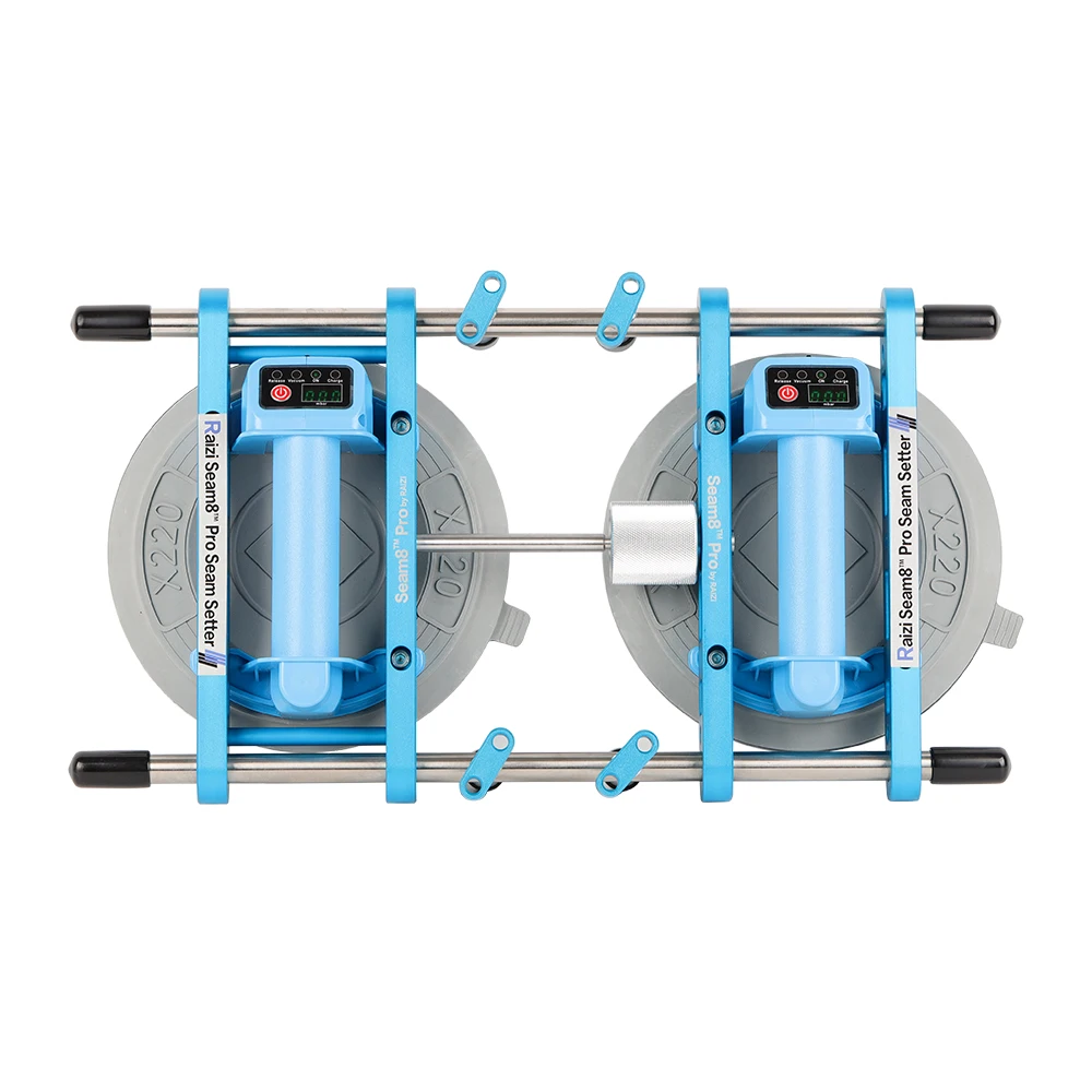 8-Inch Heavy-  Industrial Stone Seamless Vacuum Suction Cups OEM Supported Assembly Tools Box Seam Joining Leveling Granite