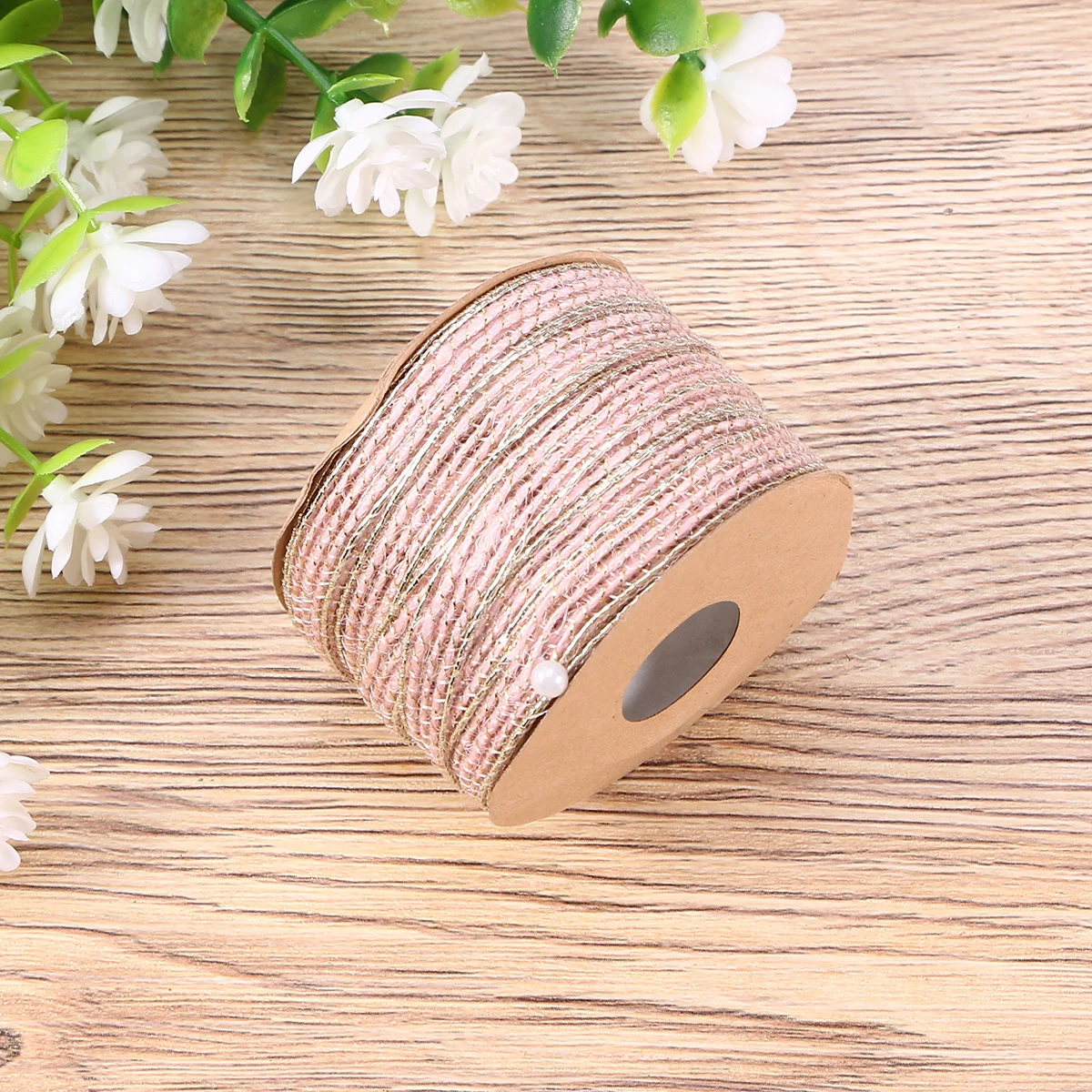 

10M Colored Braided Jute Rope Natural Webbing For Diy Craft Decoration Ribbon Home Interior Gift Basket Packaging Jute Ribbon