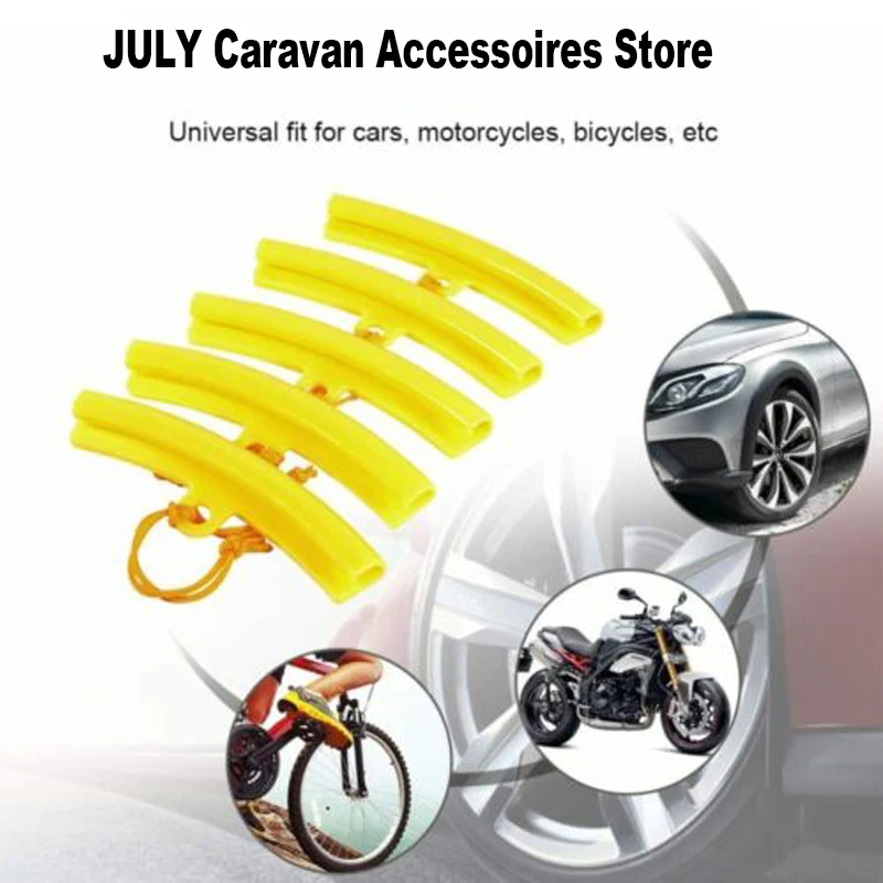 

5pcs Wheel Rim Protector Set, Car Tire Changer Guard Rim Protector Tyre Wheel Changing Savers Tool Car Accessories Replacement