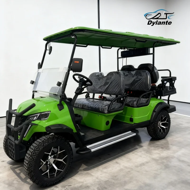 

Лидер продаж, новый внедорожник 4 кВт, 72 В, свинцово-кислотный аккумулятор без обслуживания, 6-местный 4-колесный пляжный электрический тележка для гольфа для взрослых