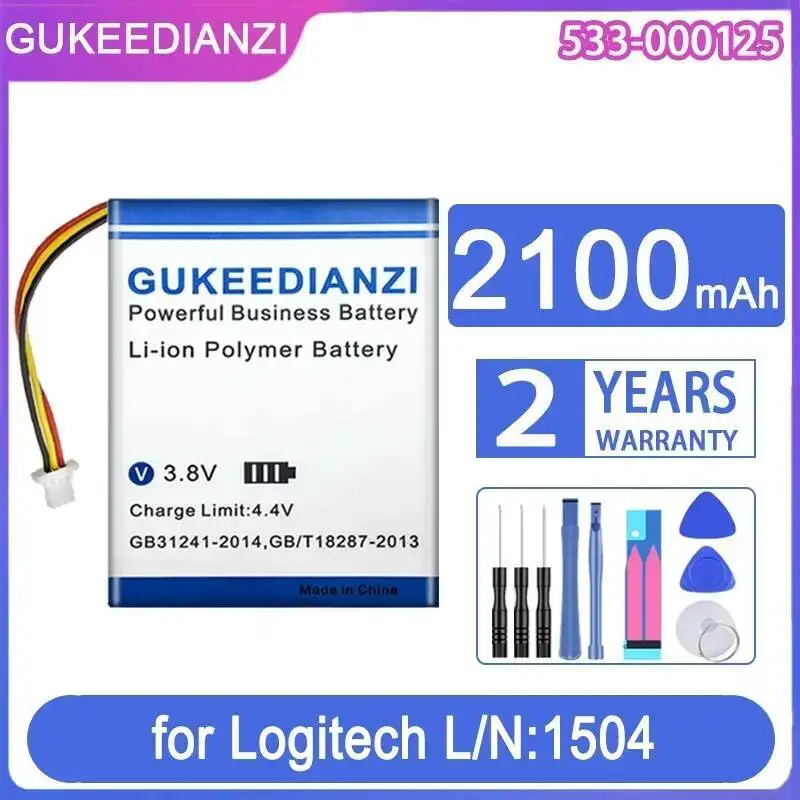 

Аккумулятор для Logitech L N:1504 533-000125 603040, высокоэффективный, экологически чистый, 2100 мАч