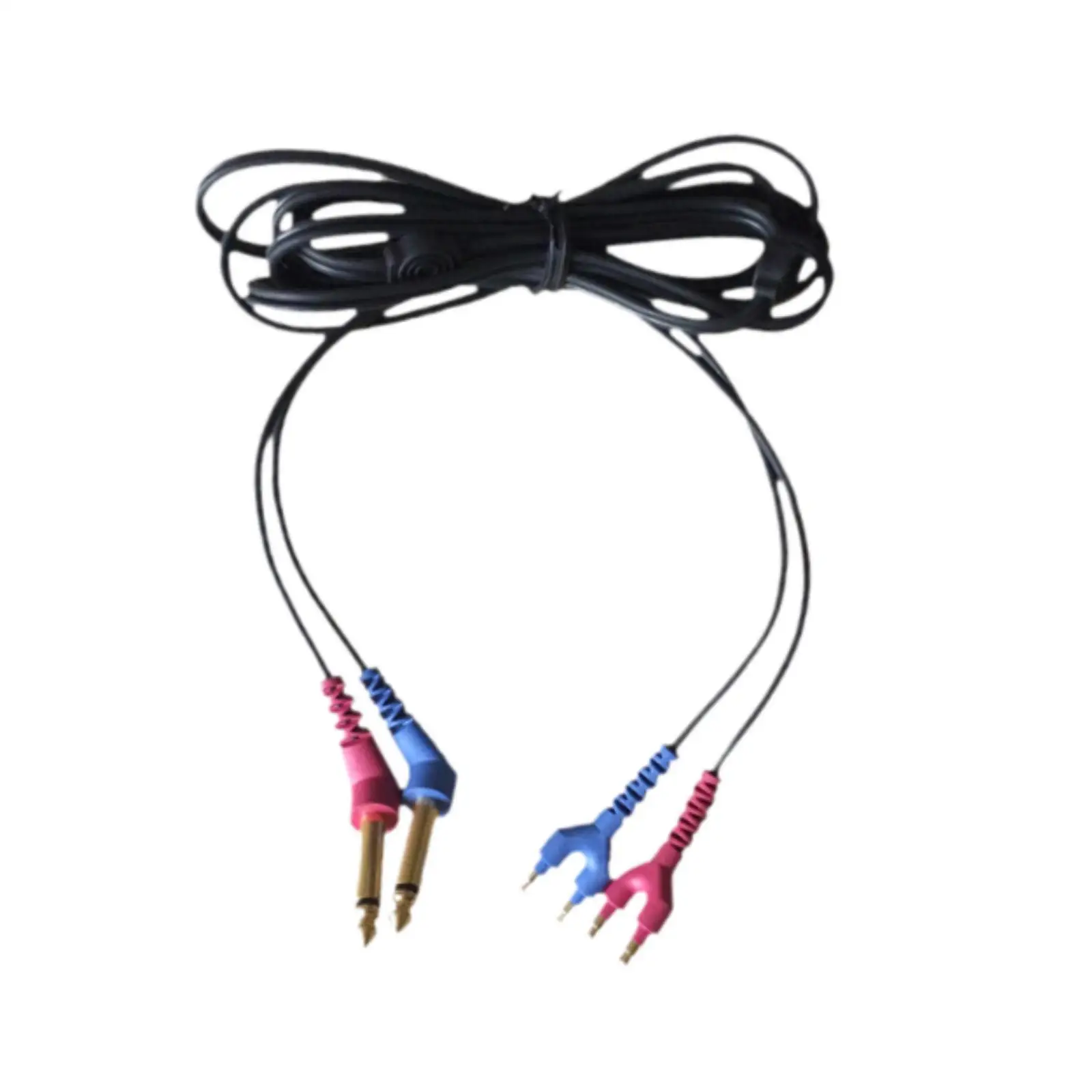 Replacement Metal Wire for Audiometer Earphone 200cm Noise Reducing Headset Cable for Hearing Tester