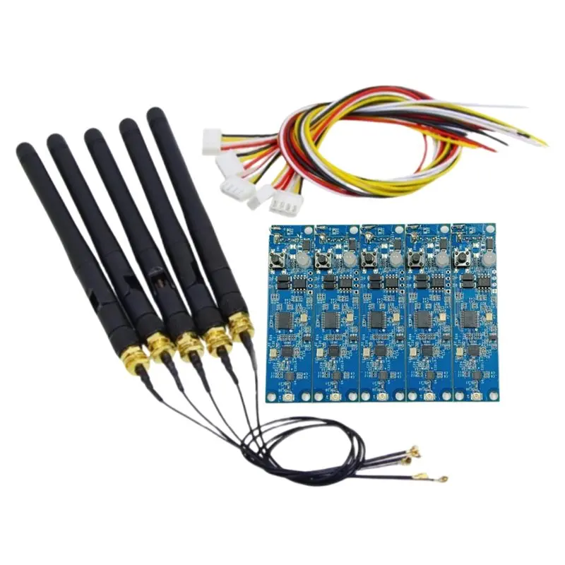 

Беспроводной контроллер DMX512 2.4G ISM, 5 модулей PCB, 2-в-1 приемопередатчик DMX512 для сценического освещения, DIY 485EE