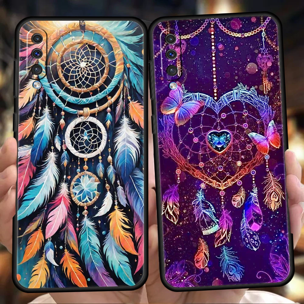Mandala Dreamcatcher Phone Case for Samsung Galaxy A54 A42 A34 A24 A22 A16 A14 A12 A02 A03 A70 A50 A40 A30 A20 5G Soft TPU Shell