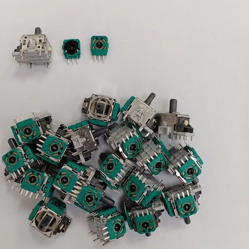 100 قطعة/الوحدة الأصلي استبدال ل Xboxone لوحة ألعاب تحكم ALPS الأخضر ثلاثية الأبعاد الروك المقود محور زر التناظرية ل Xbox One