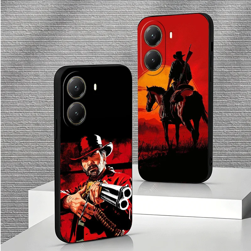 Coque de téléphone souple pour Xiaomi Poco M7 M8 X7 X8 Pro Max X5 X3 Red Dead R-Redemption X6 M6 M5S F8 F7 Redmi 15 15C 14C 13C 15T 17T Cov