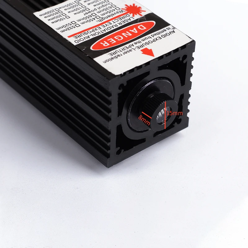 980nm IR Dot Laser Module | 500mW-1W | Glass Lens with Cooling Fan | for Lab Teaching/Flashlight | with Bracket & Adapter