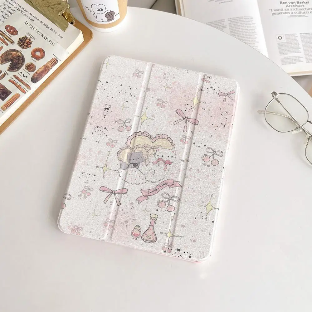 Mirror Pillow for Kitten Rabbit Rose For iPad 11th A16 10 9 8 7 5 Pro 13 11 M5 M4 M3 M2 12.9'' Air  4 3 2 1 Mini 7 6 8.3'' Cover - view 6