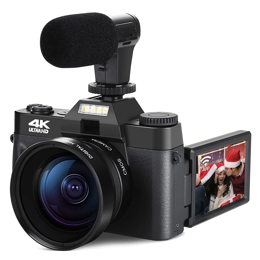 48MP Digital Camera Vlogging Camera 4K Video Camera for YouTube with WiFi 3