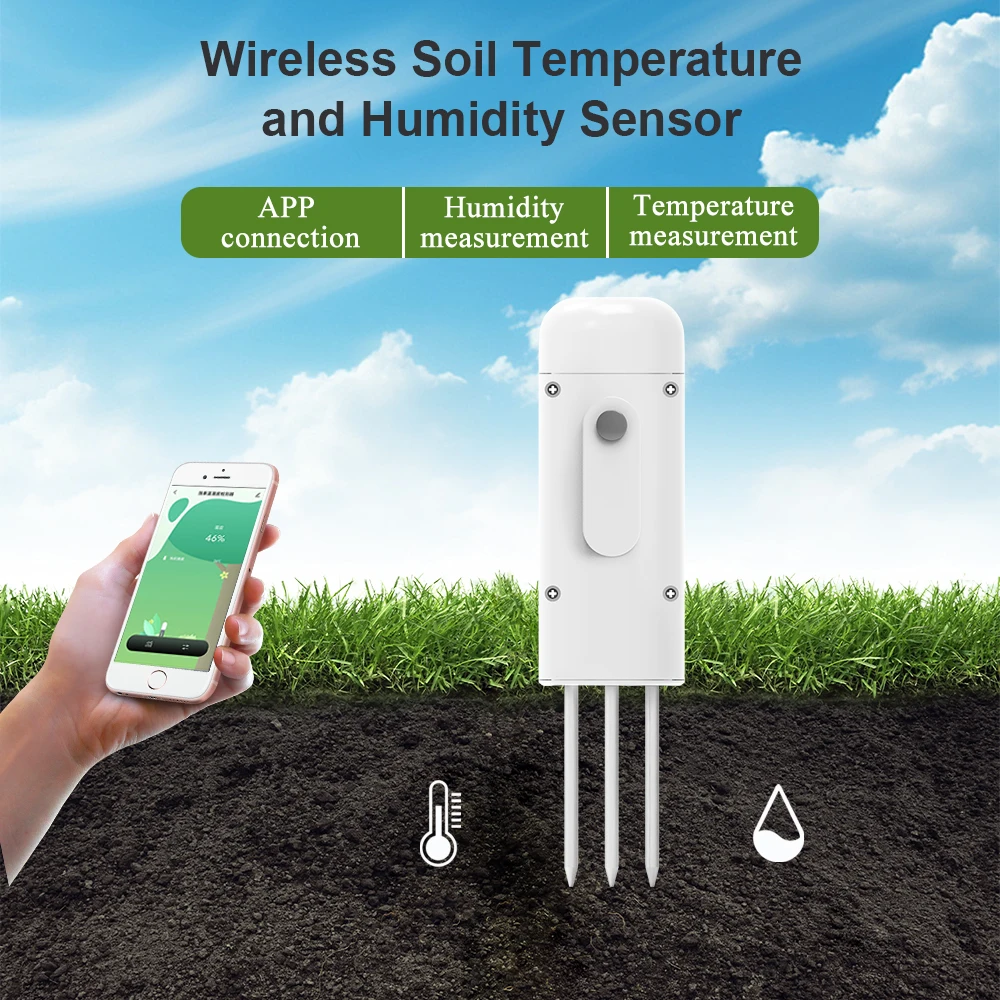 

Tuya Zigbee Soil Tester Temperature and Humidity Meter Waterproof Thermohygrometer Garden Automation Irrigation Detector
