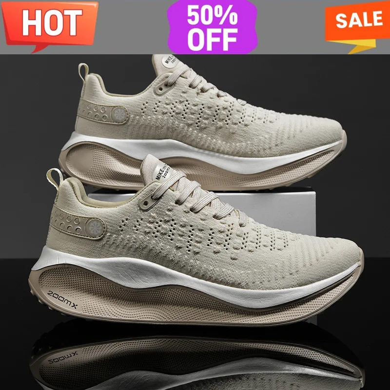 

Marathon Air Cushion Men Sports Running Shoes Hiking Breathable Lightweight Comfortabl Athletic Nonskid Sneakers Tennis for Male