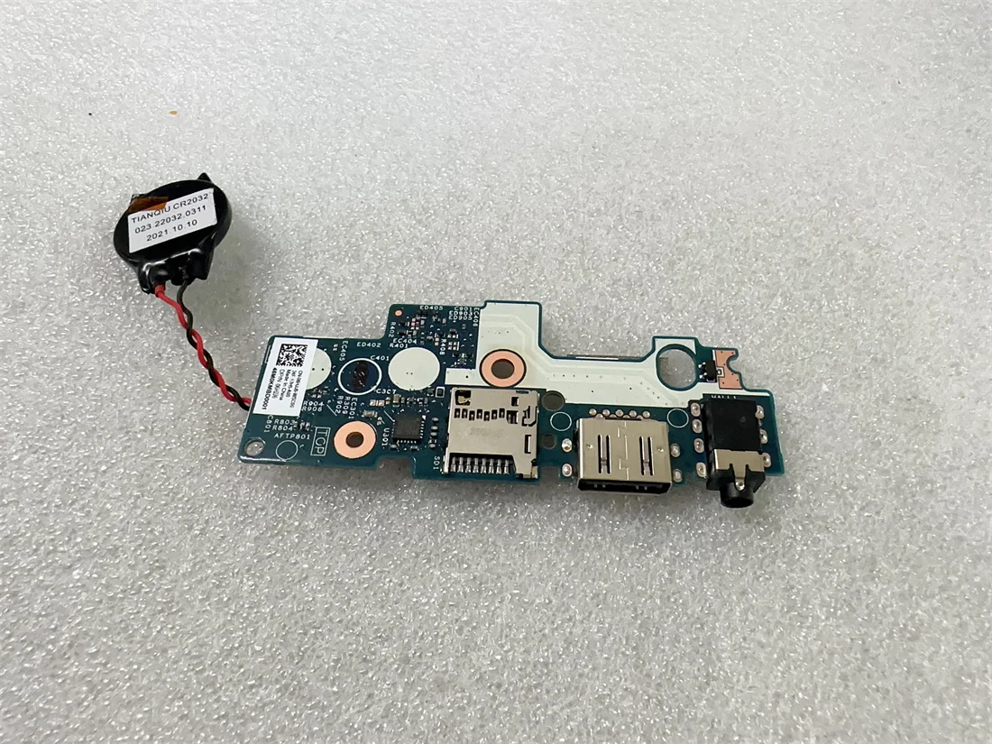 06HJJ6 FOR Dell Inspiron 5501 5502 5401 5402 5505 5508 5509 5409 5408 SD Card Reader Audio USB Board 203578-1