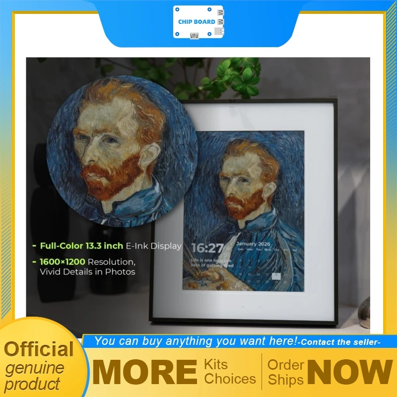 

Seeedstudio reTerminal E1004 13.3-Inch Full-Color ePaper System Based on ESP32-S3 and E Ink Spectra 6 Technology