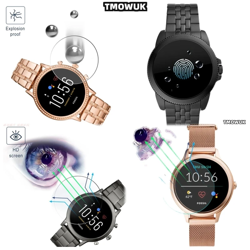 

For FOSSIL Gen 5 5E 6 42MM 44MM Maximum Clarity Film, Ensures Crisp Display Quality
