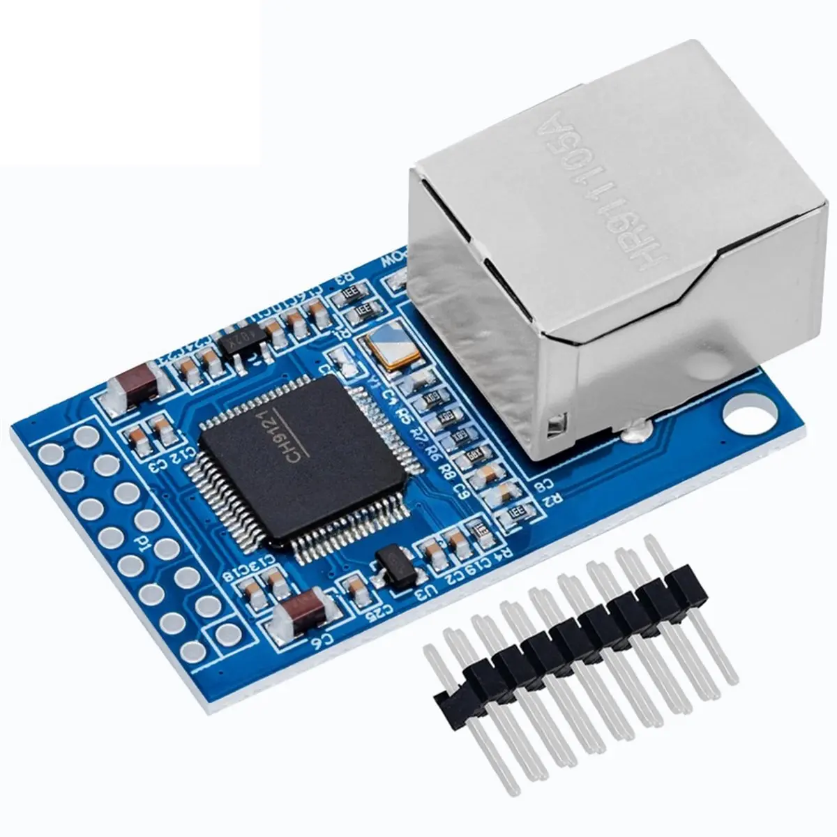SCLS CH9121 TTL to Ethernet Converter Module 10/100Mbps, for STM32 MCU,RS232 RS485 Serial Port Module