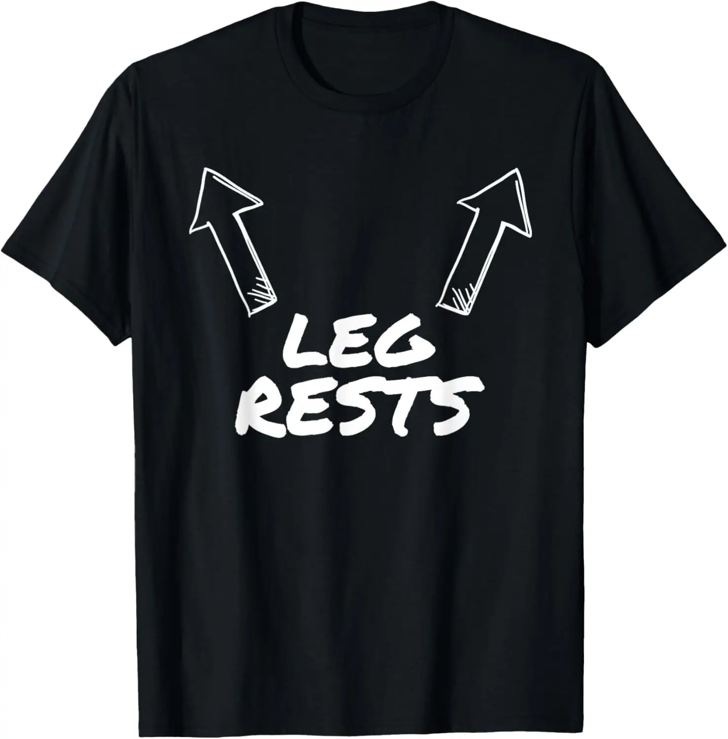 Leg Rests Funny Adult Humor T-Shirt 100% Cotton Trendy Y2K Short-Sleeve Tee – Soft, Quick-Drying, & Moisture-Wicking; Ideal