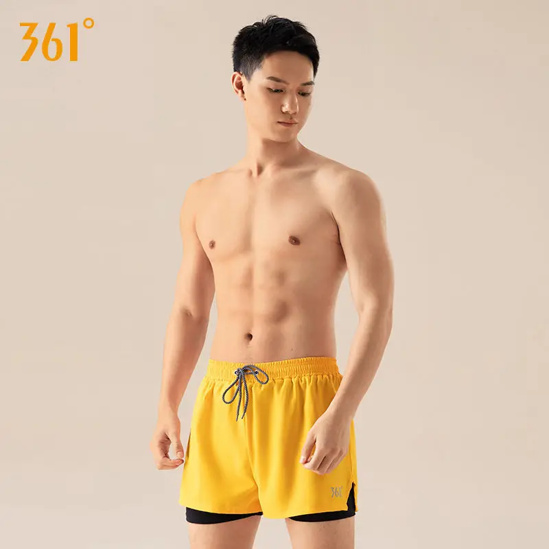 361Men Professional Quick Dry Nylon Swim Beach Shorts Boy WaterProof Sports Board Briefs Bathing Outdoor Sports Surfing Trunks