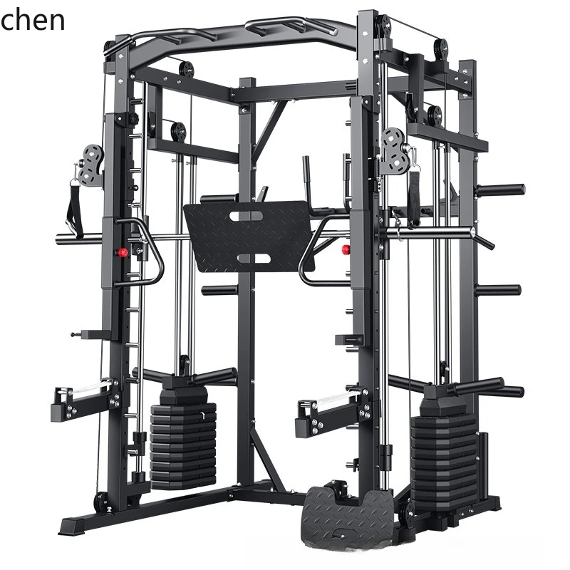 PYH Comprehensive Training Equipment Commercial Fitness Equipment Squat Bench Press Multifunctional Integrated Lat Pulldown Rack