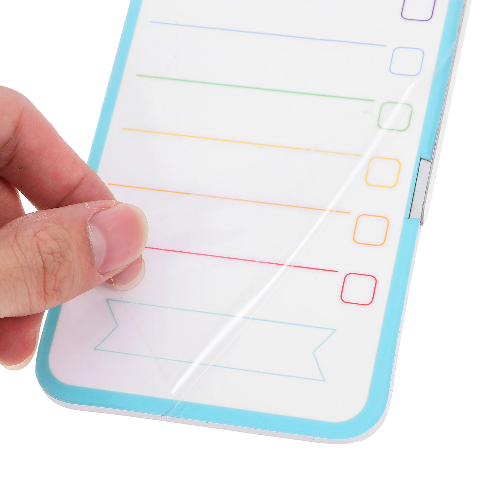 لوحة مسح جافة مغناطيسية لشاشة الكمبيوتر، سبورة بيضاء قابلة لإعادة الاستخدام لمكتب المكتب، قائمة البقالة، لوحة المسح الجاف