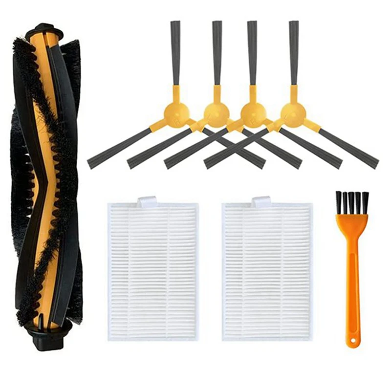 Untuk liectrousx C30B XR500 E30 Proscenic 800T 820S 820T 830T Robot vakum sikat sisi utama Aksesori pel Filter Hepa