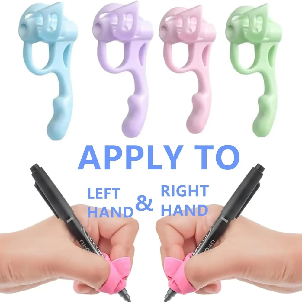

1/3pcs 5 Fingers Silicone Pencil Pen Holder Children Writing Learning Tools Grip Posture Correction Device Student Staionery
