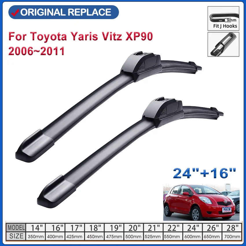 Car Wiper Blade Windscreen for Toyota Yaris Vitz XP90 2006~2011