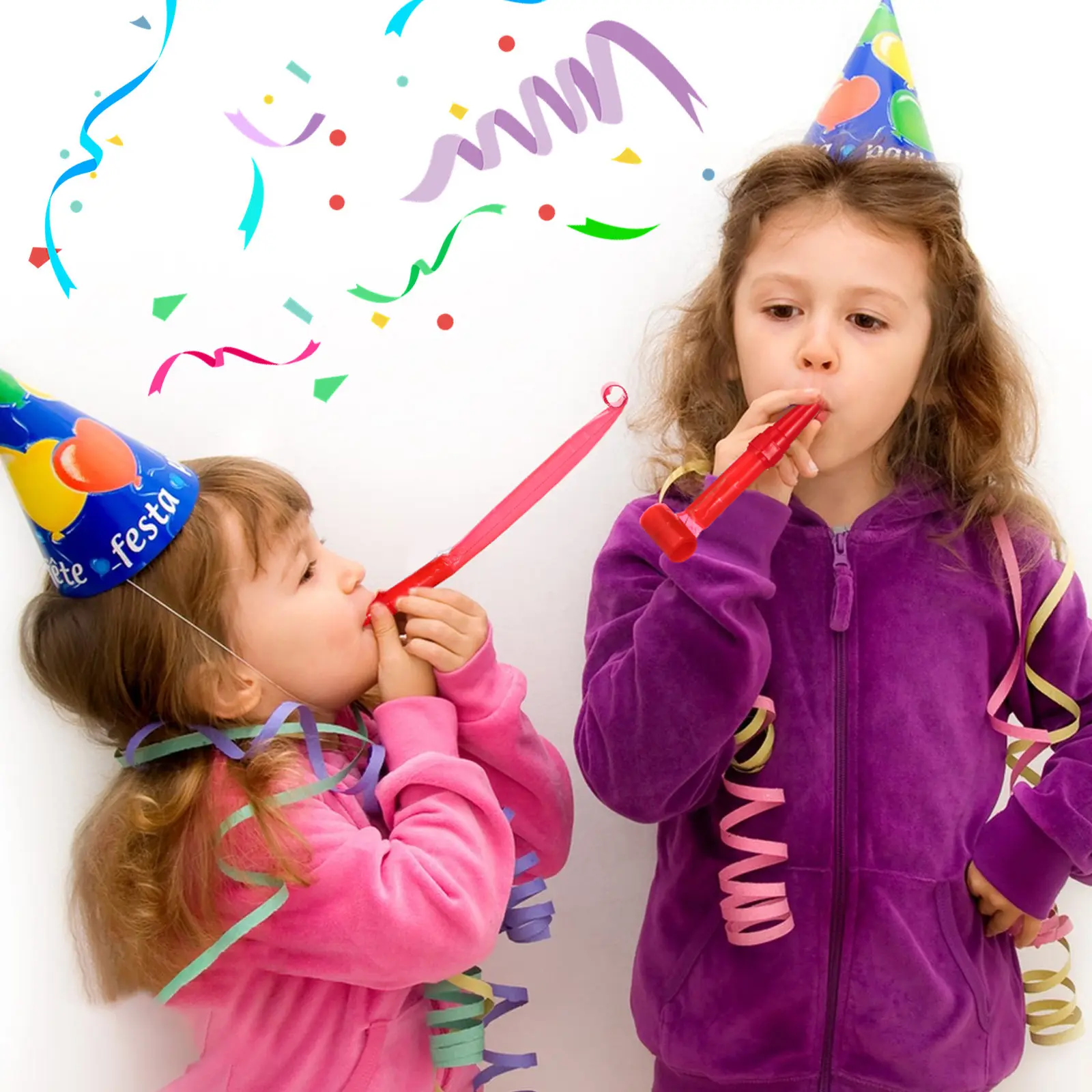 

20Pcs Tongue Sticking Accessories Frog Lizard Blow Party Favors Noise Makers Birthday New Year Festival Decorations