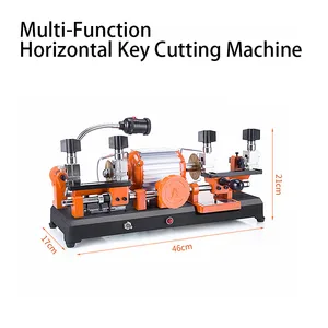 Multi-Function Horizontal Double Head Key Cutting Copy Duplicating Machine For Making Car Door Keys Locksmith Tools