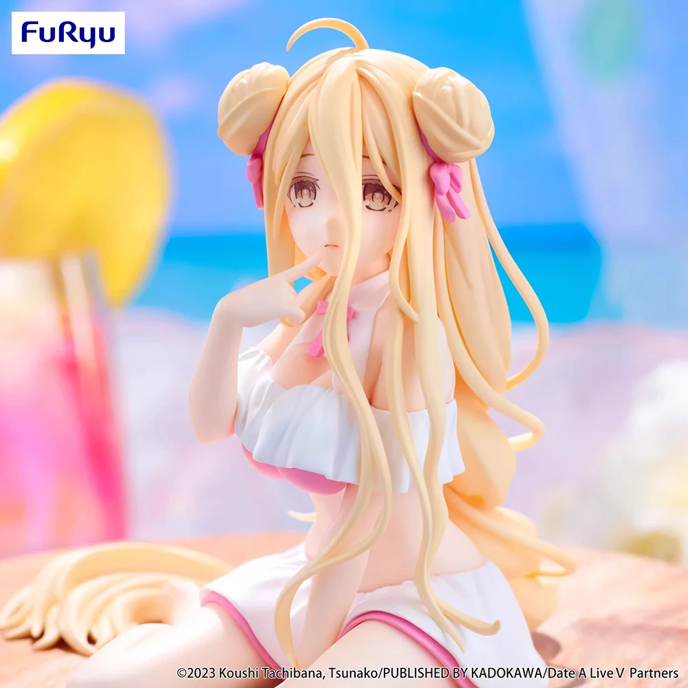 Original NEW FuRyu Noodle Stopper Figure Mukuro Hoshimiya (Swimsuit Ver.) (Date A Live V) 13cm Anime Model Ornament Toys