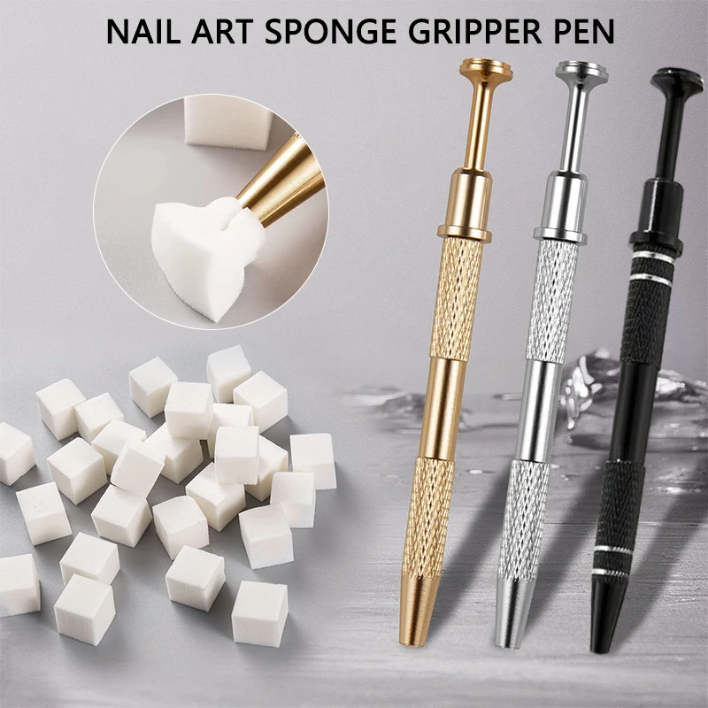 Zestaw gąbek do zdobienia paznokci 50/100 szt. Manicure DIY Kreatywne gąbki do efektów gradientowych Narzędzia do zdobienia paznokci Pędzel z gąbką do paznokci Akcesoria do manicure